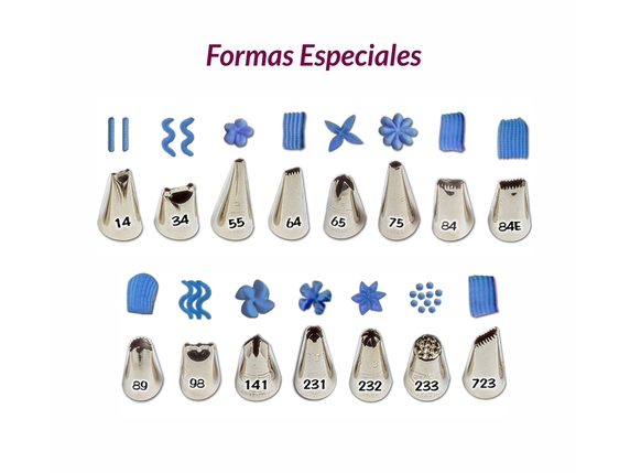 FORMAS ESPECIALES BOQUILLA CHICA