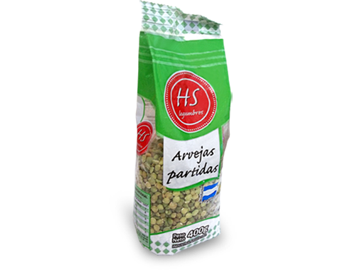ARVEJAS PARTIDAS HS X 400 GR