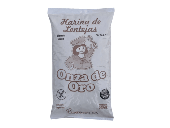 HARINA DE LENTEJA ONZA DE ORO x 500 grs