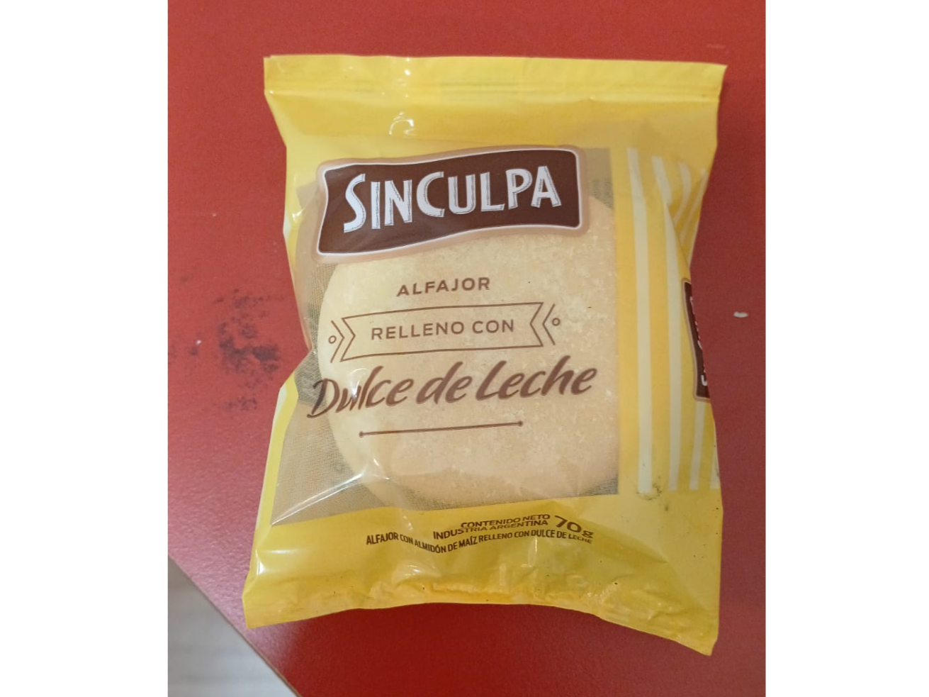 ALFAJOR SIN CULPA X 70 GR