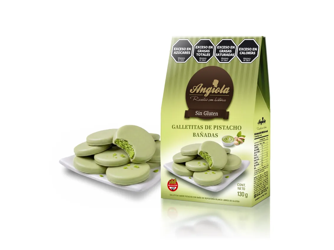 GALLETITAS ANGIOLA BAÑADAS EN CHOCOLATE X 130 GRS