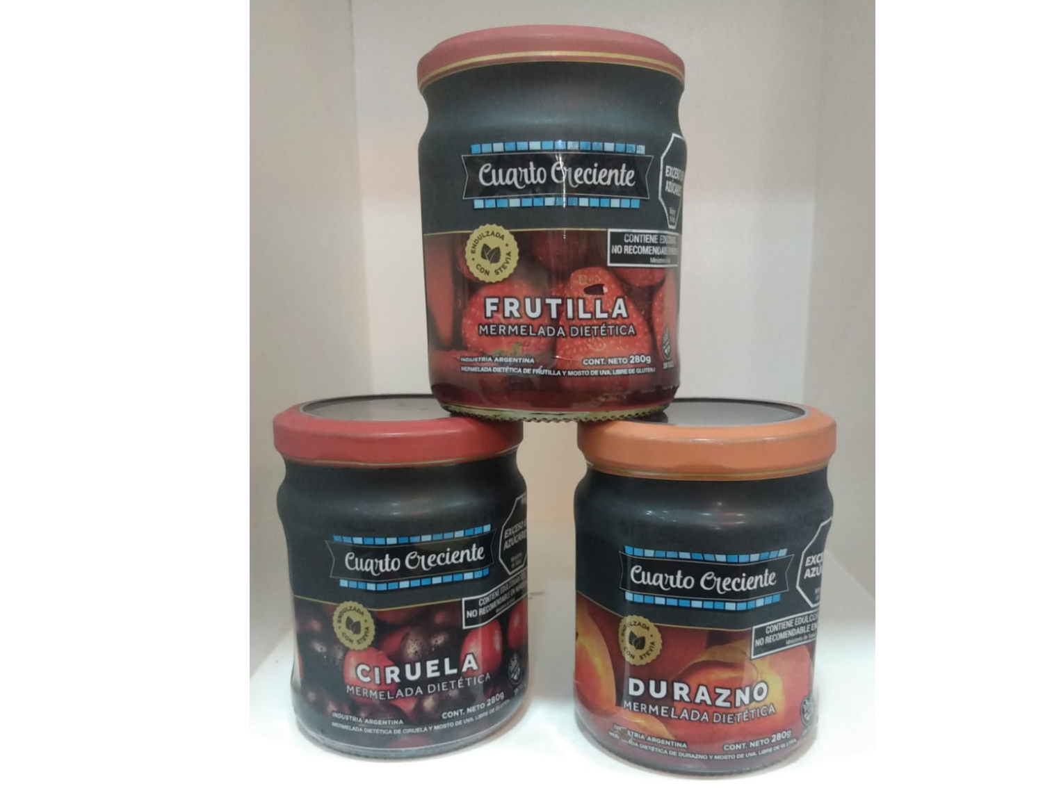 MERMELADA CUARTO CRECIENTE DIETÉTICA ENDULZADA CON STEVIA