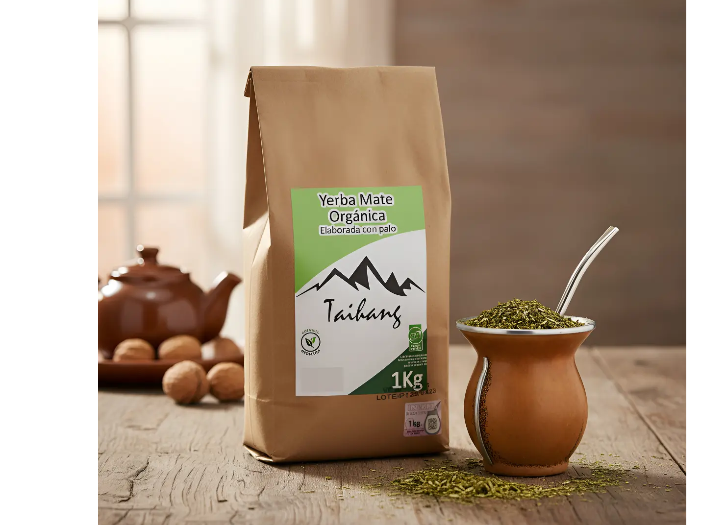 YERBA MATE TAIHANG ORGANICA x 500 GRS