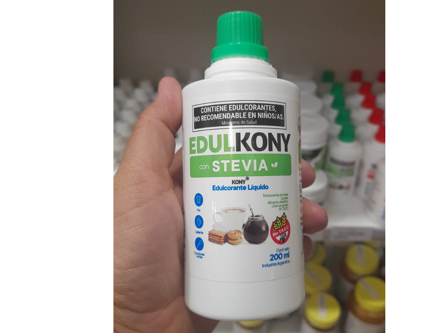 EDULKONY CON STEVIA X 200 GR