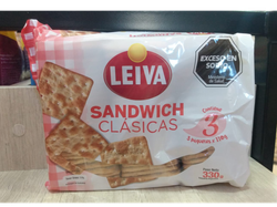 GALLETITAS LEIVA SANDWICH X 330 GRS