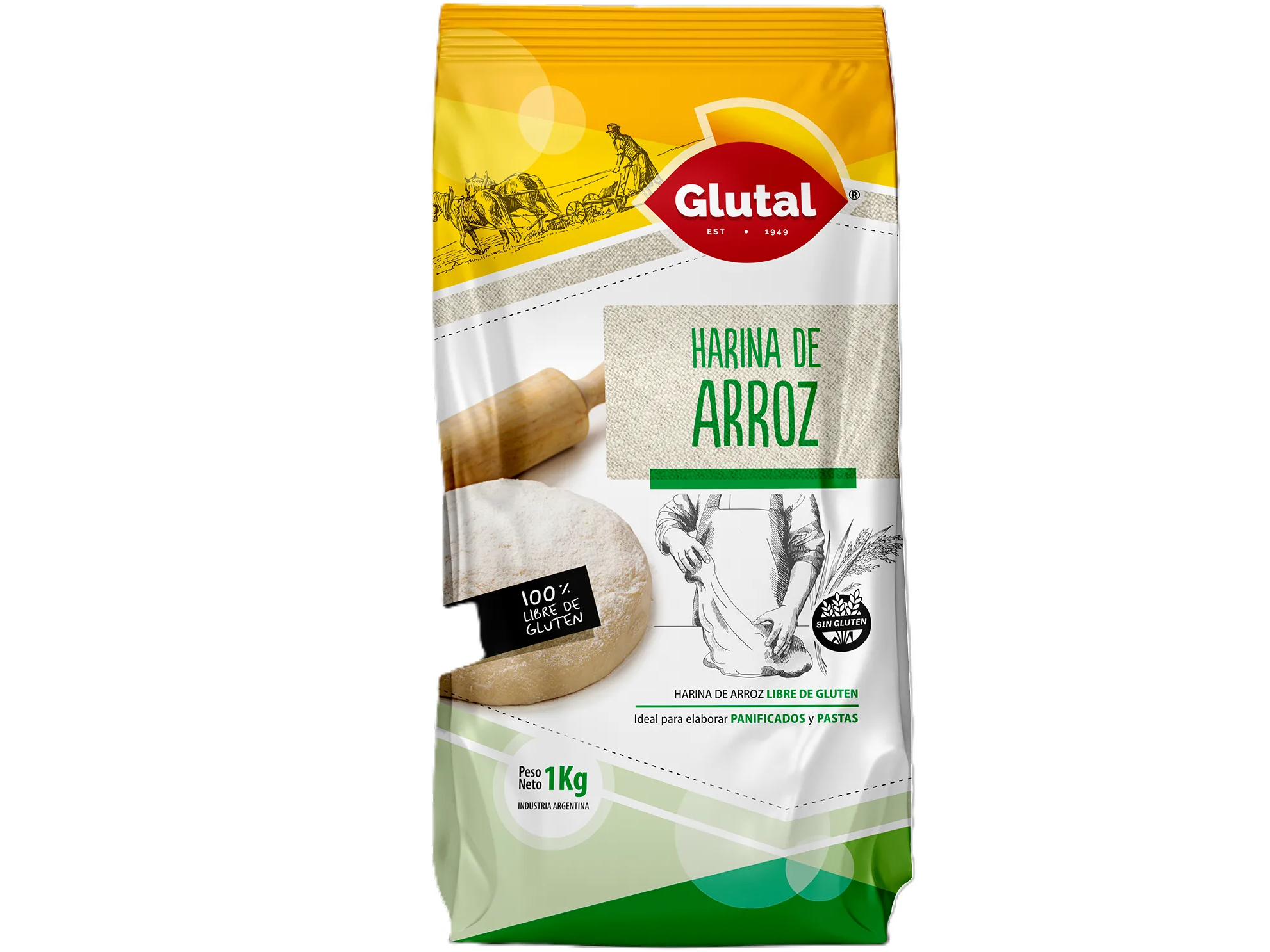 HARINA DE ARROZ GLUTAL X KILO