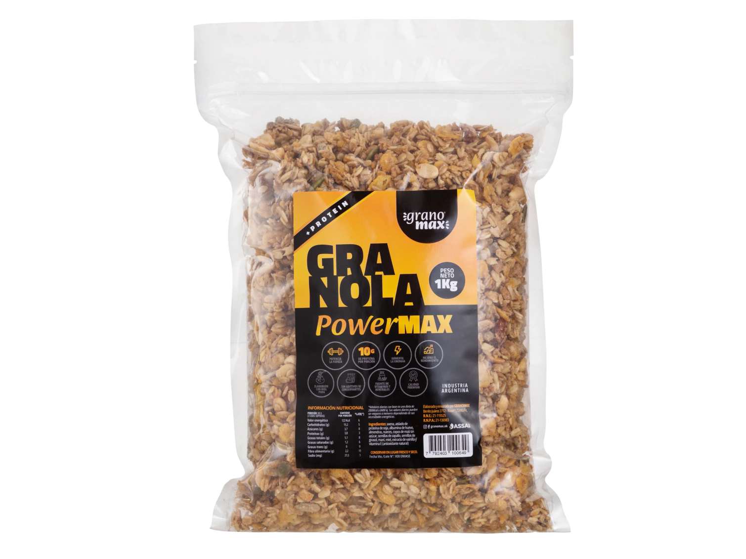 GRANOLAS GRANO MAX X 1 KG