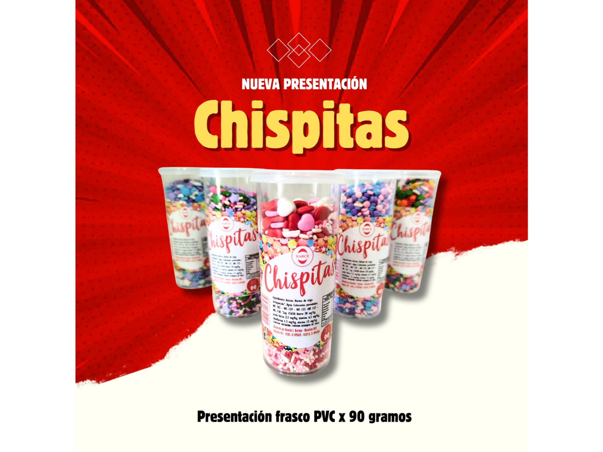 CHISPITAS DECO X 90 GRS