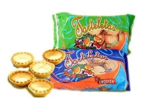TARTELETAS DULCE URQUIZA X 180 GR.