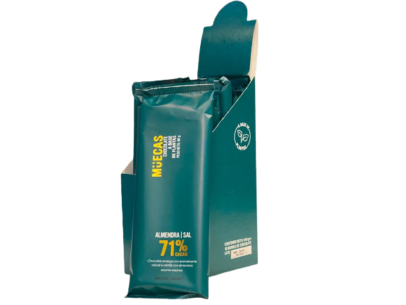 CHOCOLATE MUECAS AL 71% X 80 GR.
