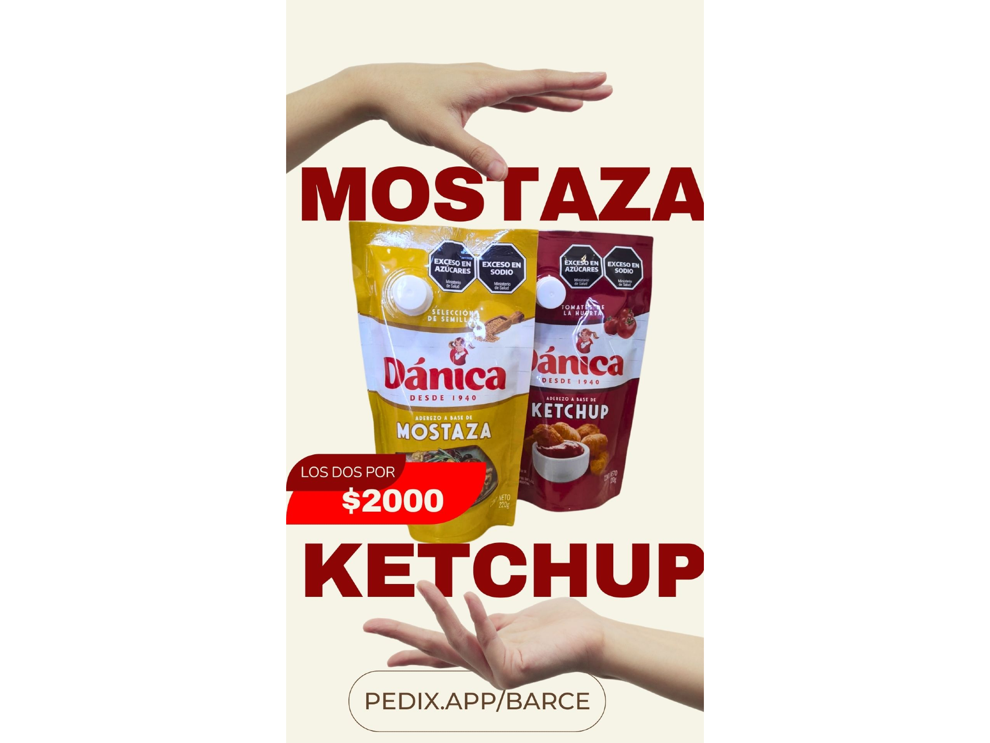 MOSTAZA + KETCHUP