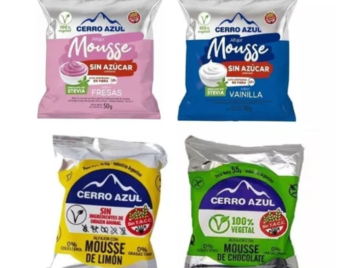 ALFAJORES SIN TACC CERRO AZUL x 55 GRS