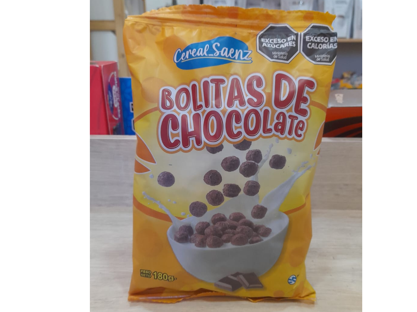 BOLITAS DE CEREAL DE CHOCOLATE COPETIN PEÑA X 180 GR.