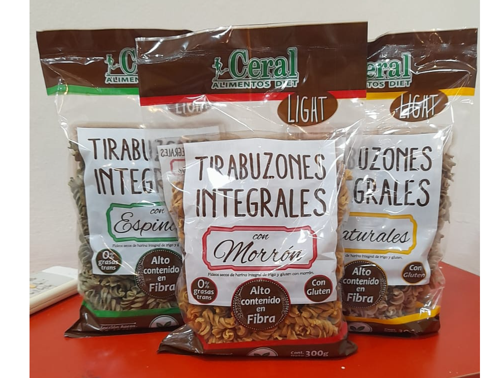 FIDEOS INTEGRALES TIRABUZON CERAL x 300gr