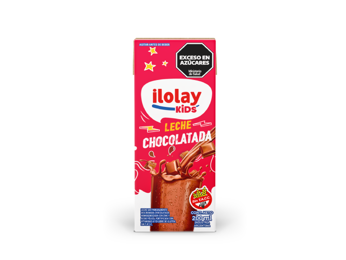 LECHE CHOCOLATADA ILOLAY X 200 ML.