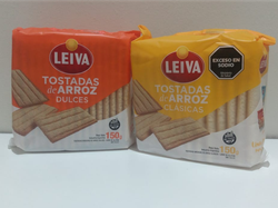 TOSTADAS DE ARROZ LEIVA X 150 GRS