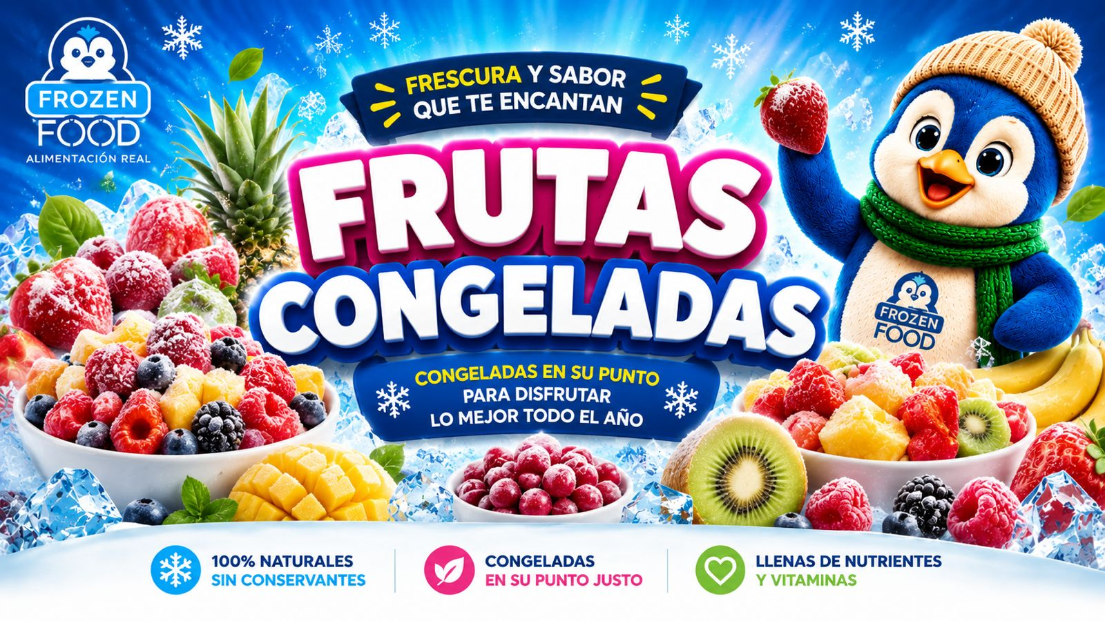 FRUTAS Congeladas y Smoothies