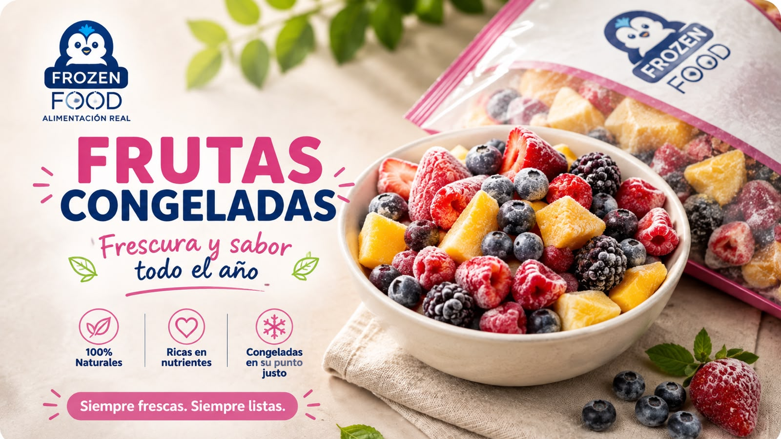 FRUTAS Congeladas y Smoothies