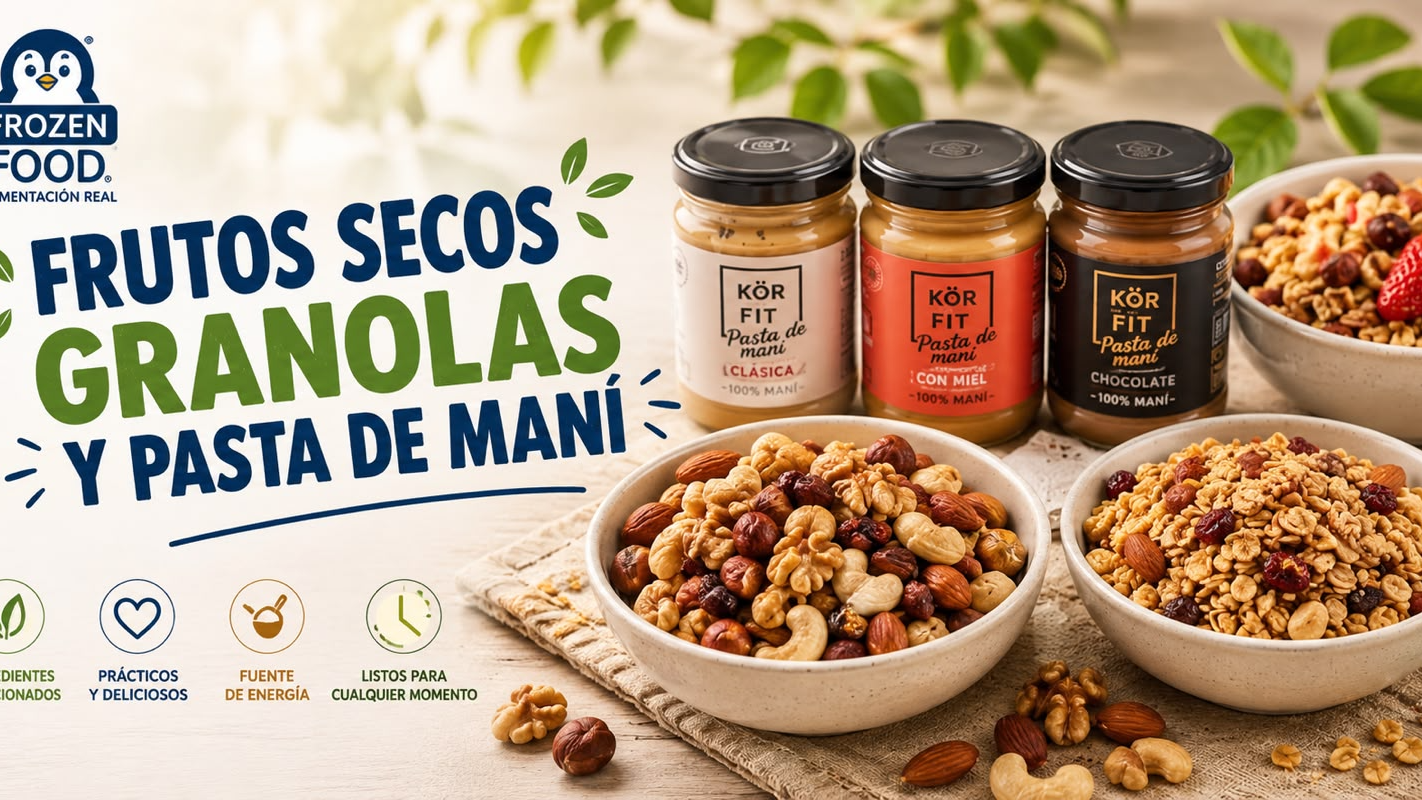 FRUTOS SECOS y PASTA DE MANÍ