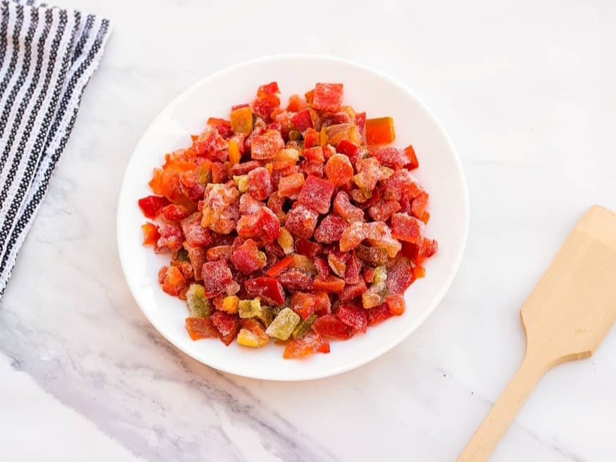 Pimiento Rojo en Cubos x 1 Kg Cono Sud