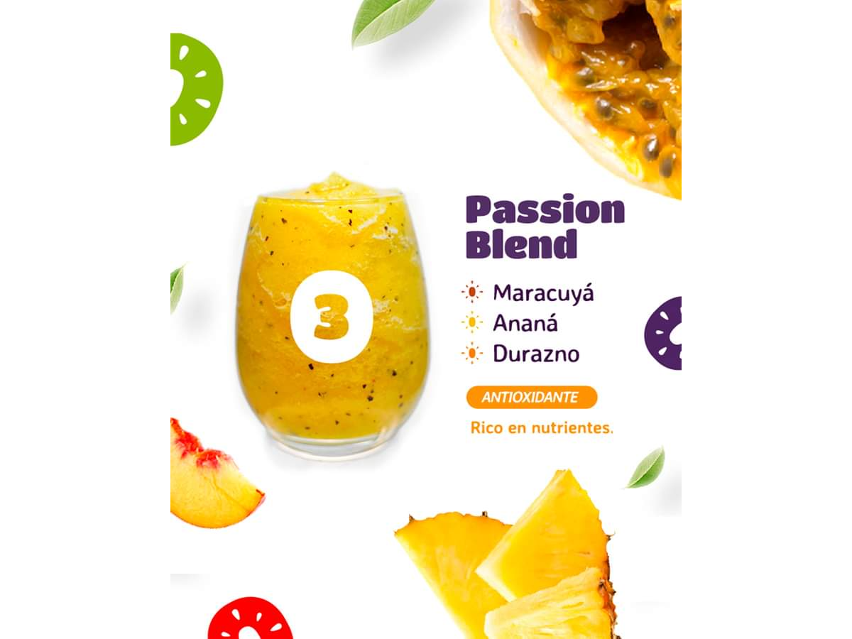 SMOOTHIE PASSION BLEND  150 gr x 14 uni