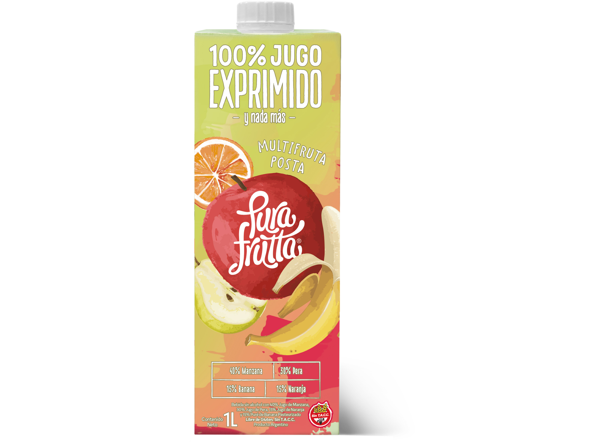 Multifruta 1000ml Jugo 100% Exp. Pura Fruta