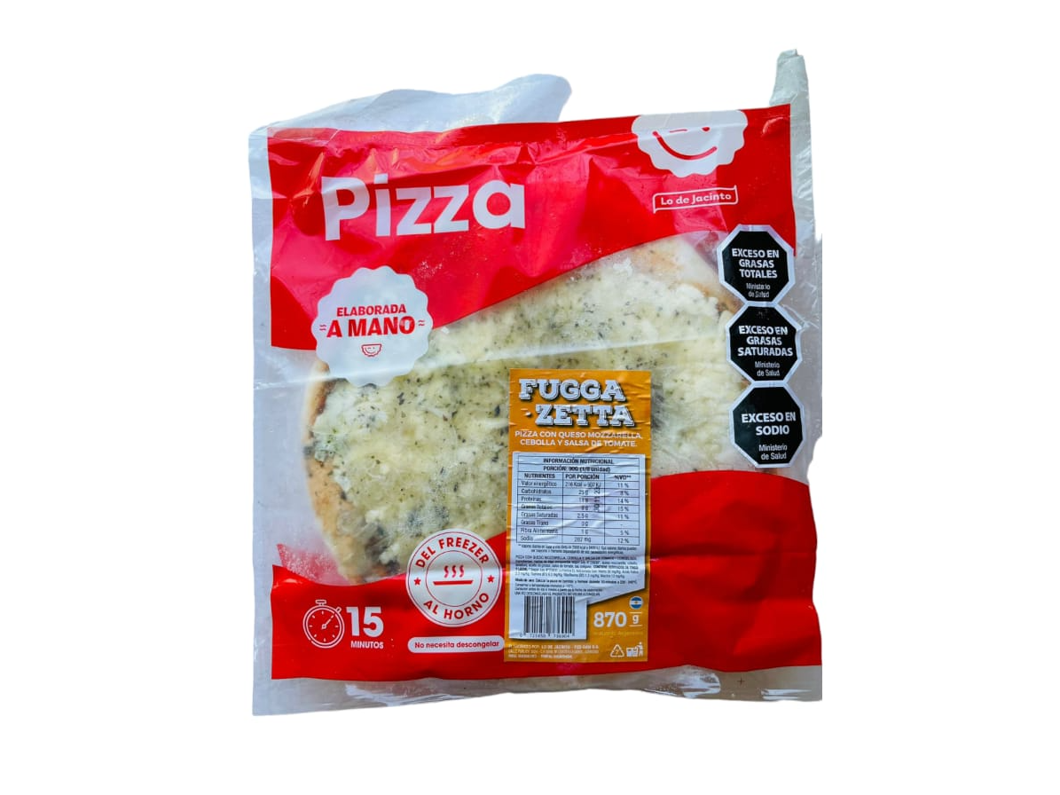 Pizza Fuggazetta 8 Porciones 870 gr