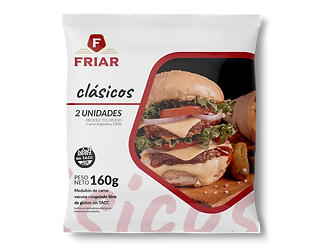 Hamb Clásica FRIAR 80 gr X 5 PAQUETES