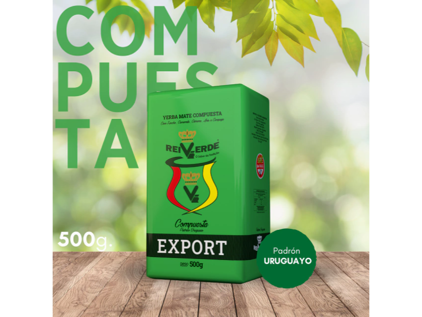 Yerba Mate Rei Verde Export Compuesta x 500gr