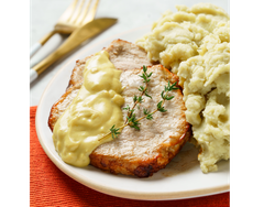 Carré de Cerdo C/Puré de Batatas