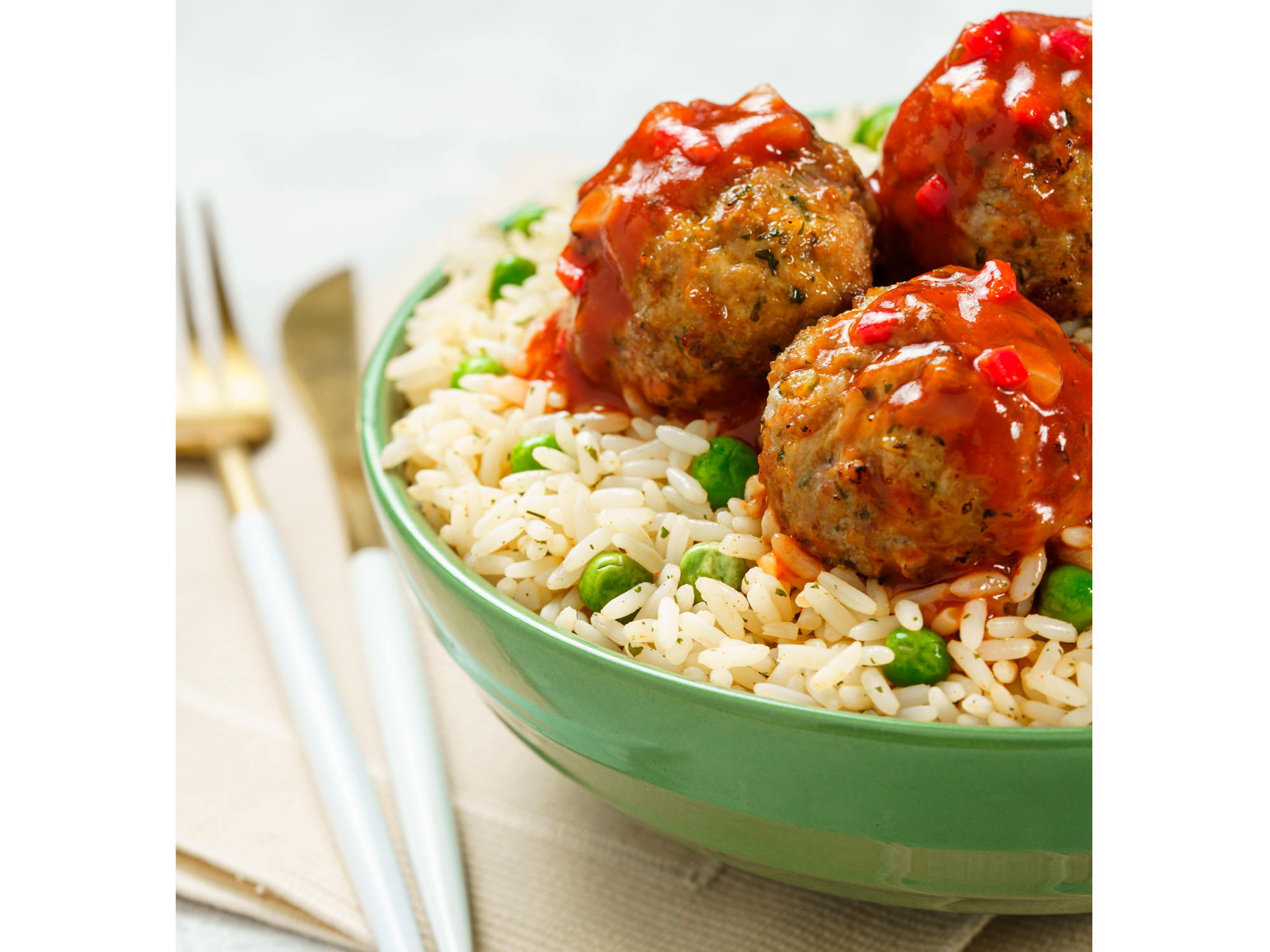 Albóndigas a la Portuguesa c/ Arroz