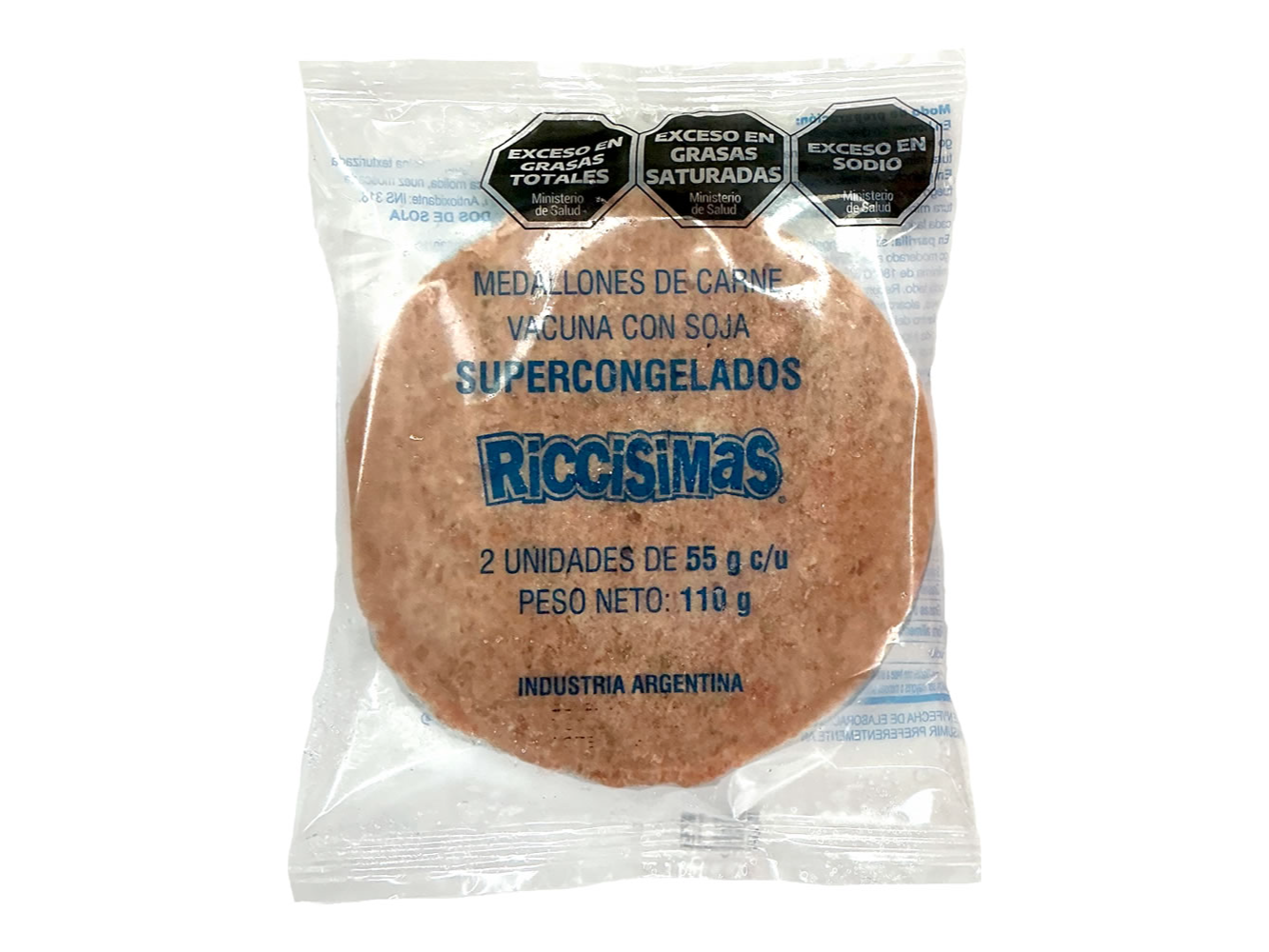 Hamburguesas Carne Vacuna pqte x 110 gr