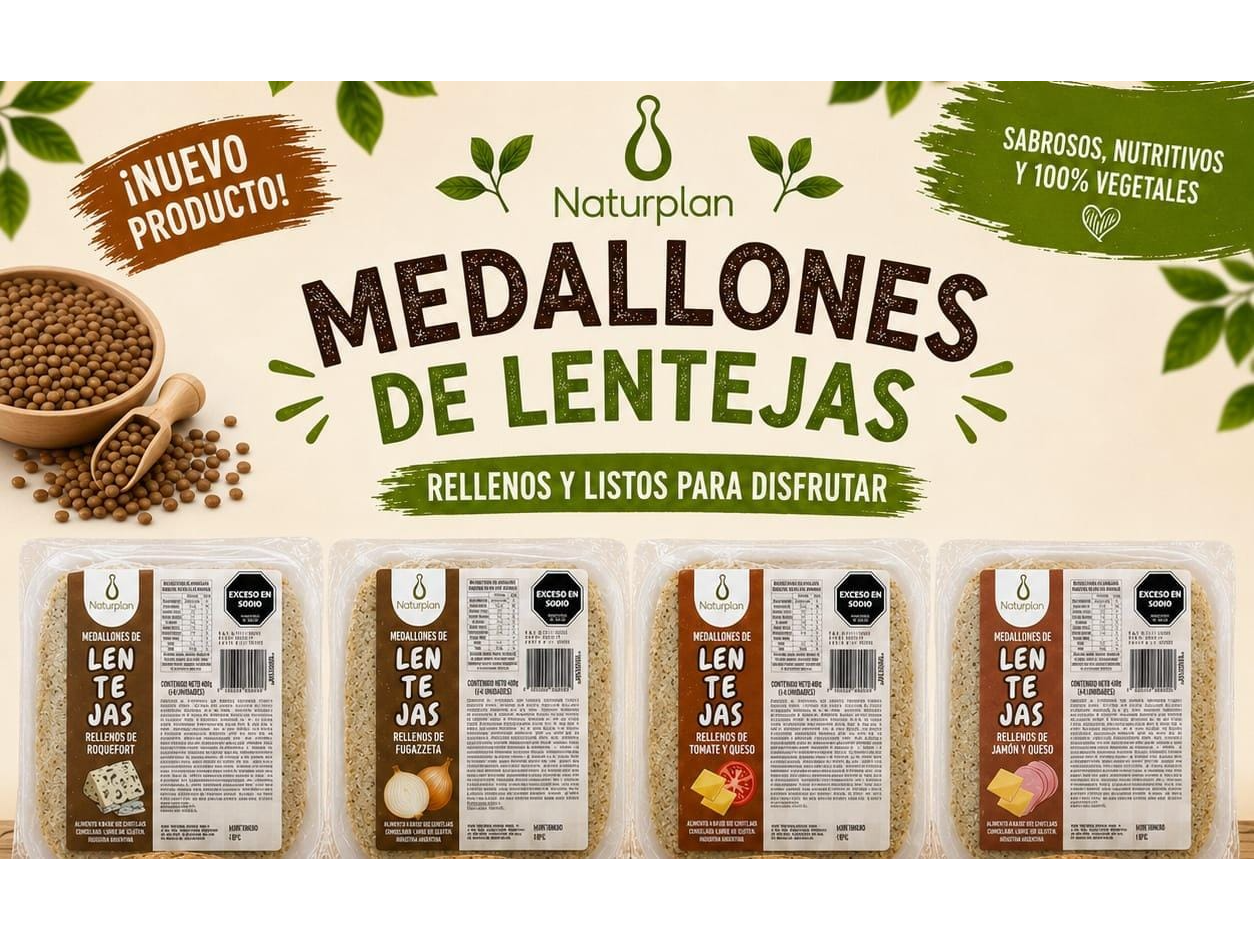 Medallones de Lentejas Rellenos x 4 uni