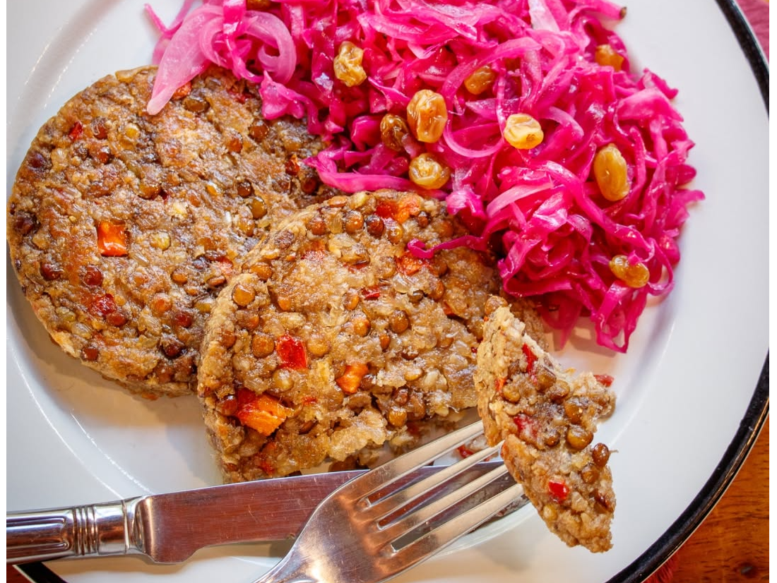 Medallón de Lentejas con Arroz yamani x 500 gr