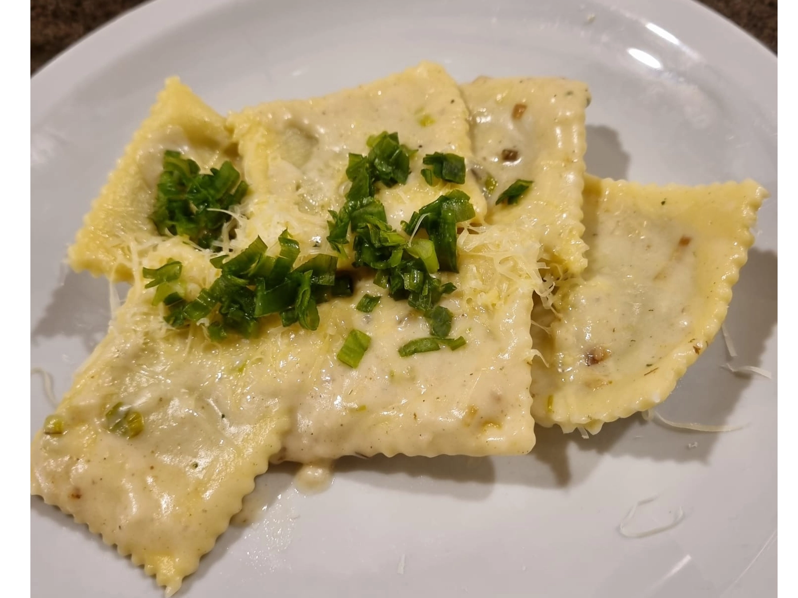 Ravioles de Pollo y Espinaca x 600 gr