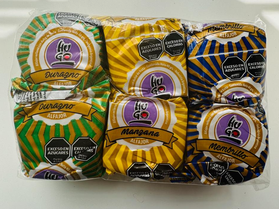 Alfajores Cordobeses x 12 uni de Fruta