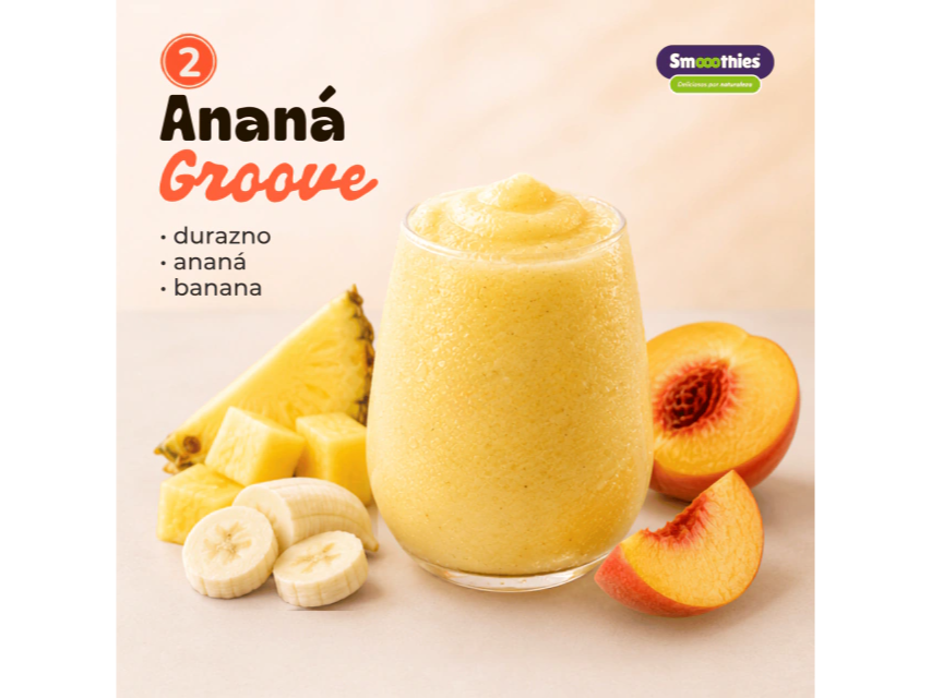 SMOOTHIE ANANÀ GROOVE 150 gr x 2 Unidades de Frozen Food 🩵Solucionamos tus Comidas