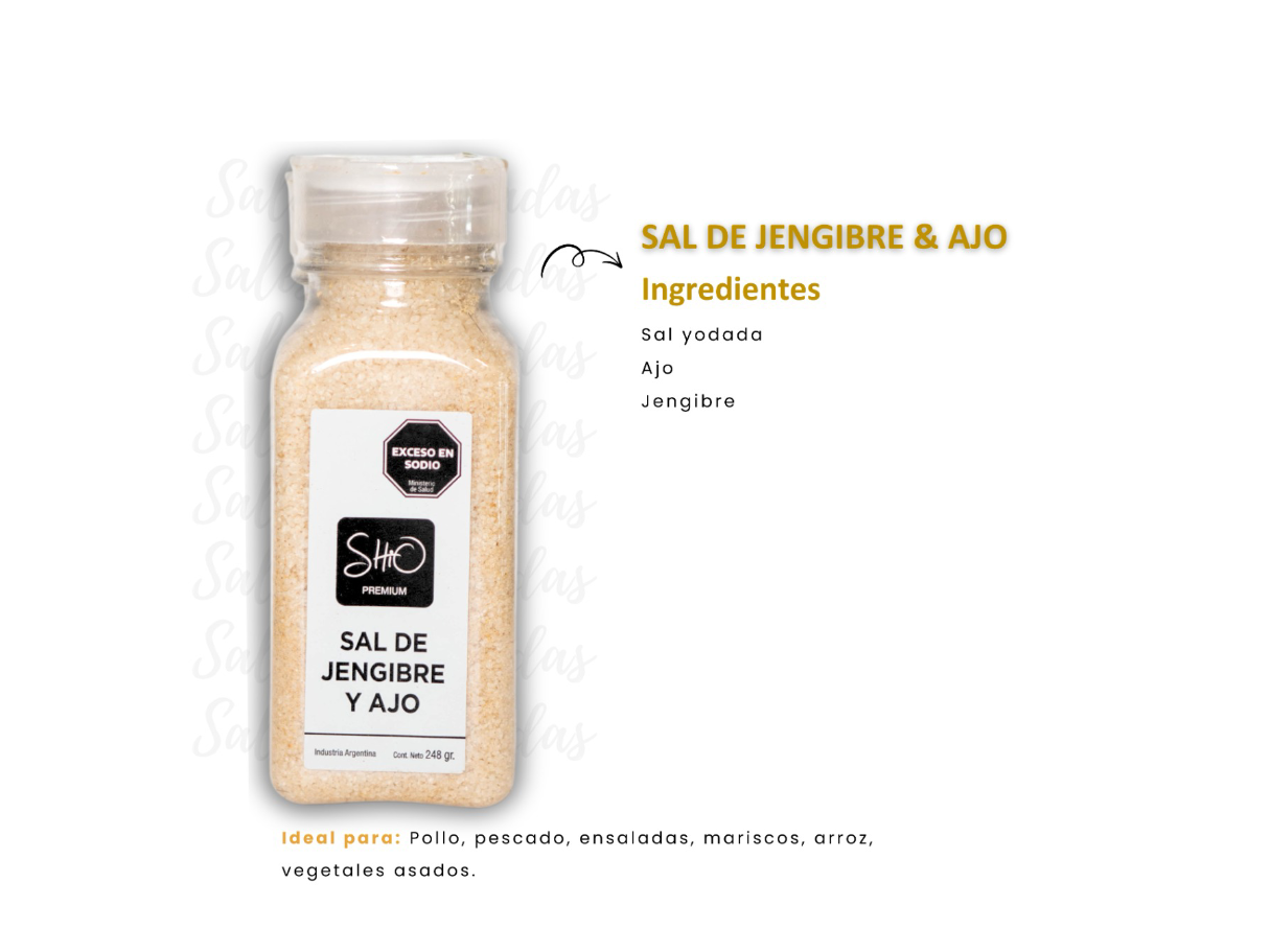 SAL DE JENGIBRE Y AJO