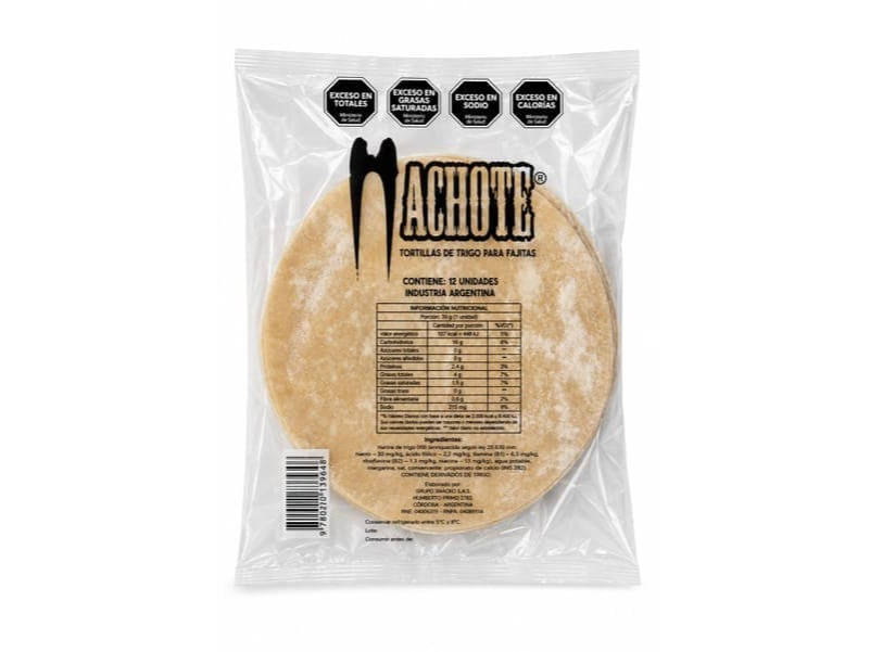 Tortillas Integrales x 12 uni