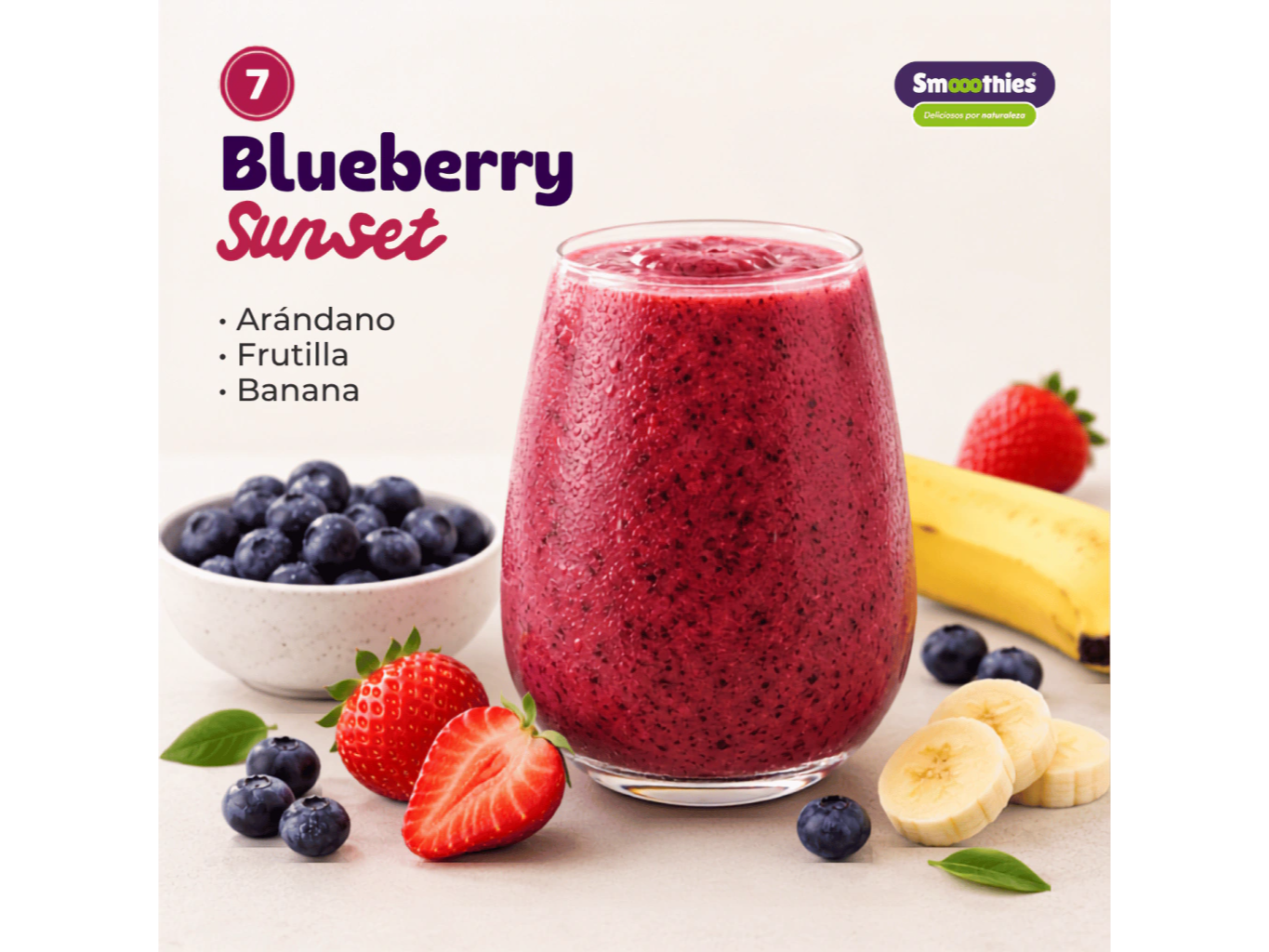 SMOOTHIE BLUE SUNSET x 150 gr x 2 Unidades
