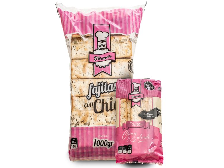 Fajitas Salvado y Chía x 180 gr