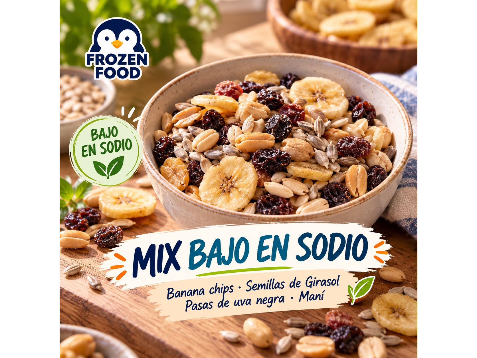 MIX BAJO EN SODIO x 500 gr.
