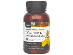 CURCUMA + PIMIENTA NEGRA NATIER x50 unds