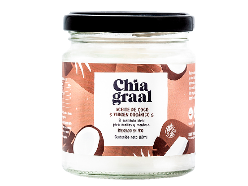 Aceite de coco Chiagraal virgen x1 und