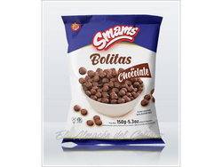 Bolitas cereal chocolate sin tacc Smams x150 grs