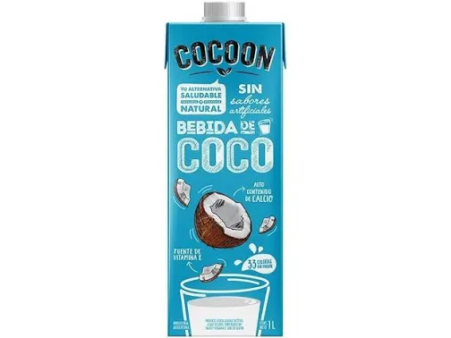 Leche de coco Cocoon s/azúcar x1 lt