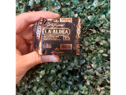 Alfajor La Aldea 70% chocolate x1 und