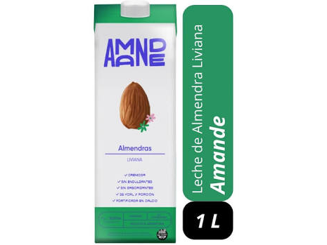 Leche de almendras liviana Amande x1 lt.