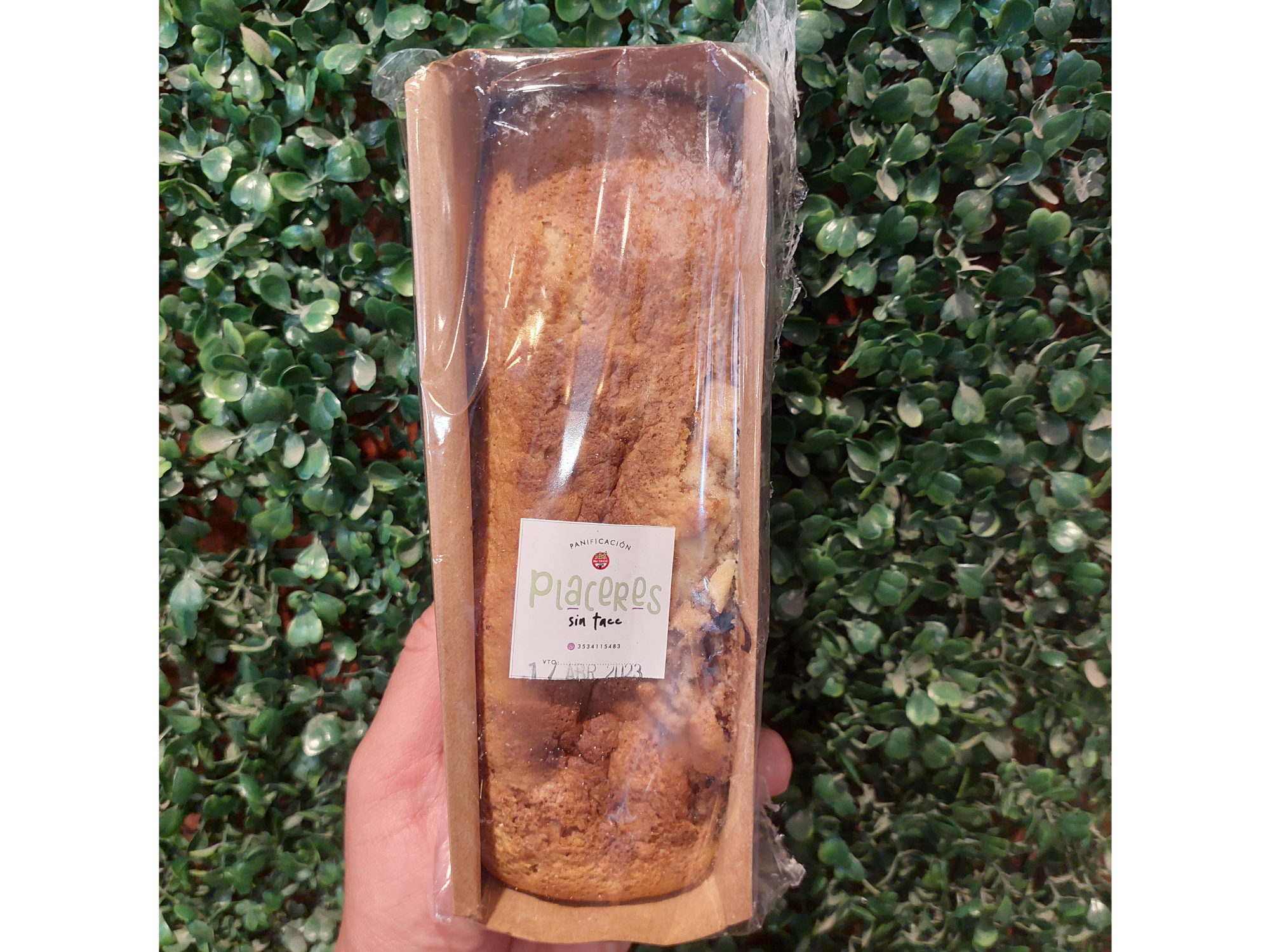 Pan de molde Placeres sin tacc x1 und