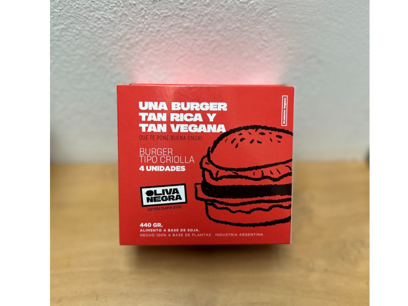 Hamburguesas símil Carne Oliva Negra x4 unds (Copia)